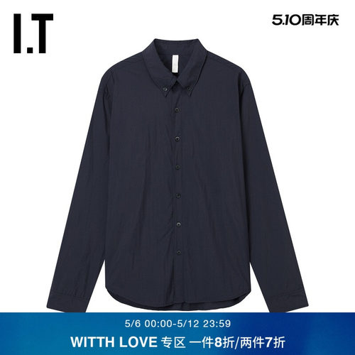 ITWITTHLOVE纯色长袖衬衫