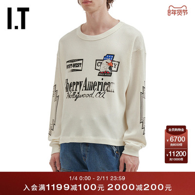 ITCHERRYLOSANGELES华夫格T恤