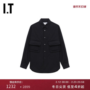 IT CDG COMME DES GARCONS COMME DES GARCONS女装工装风长袖衬衫