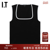 活力时尚 合身上衣10PT01XP bone女装 大U领吊带背心新款 rag