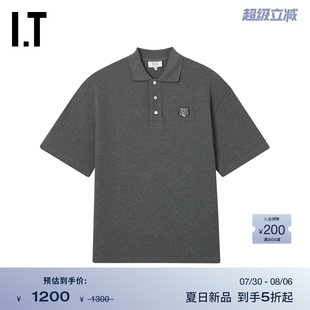 Maison 短袖 Kitsune男装 日常休闲翻领上衣202010MO polo衫 新款