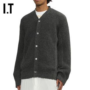 IT CDG COMME des GARCONS HOMME DEUX男装针织开衫宽松毛衣外套