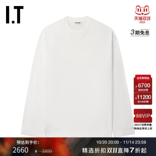 T恤新款 圆领长袖 SANDER女装 简约日常纯色内搭上衣143J20XO JIL