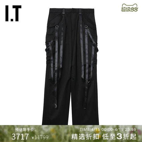 ITR13宽松直筒长裤甜酷时髦