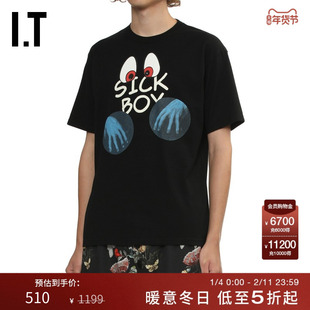 IT UNDERCOVER高桥盾男装短袖T恤新款潮流趣味圆领半袖2E3806MP