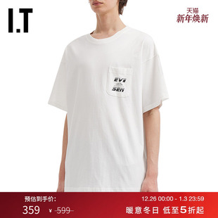 Evisen 宽松休闲圆领半袖 Skateboards男装 T恤新款 009646MP 短袖