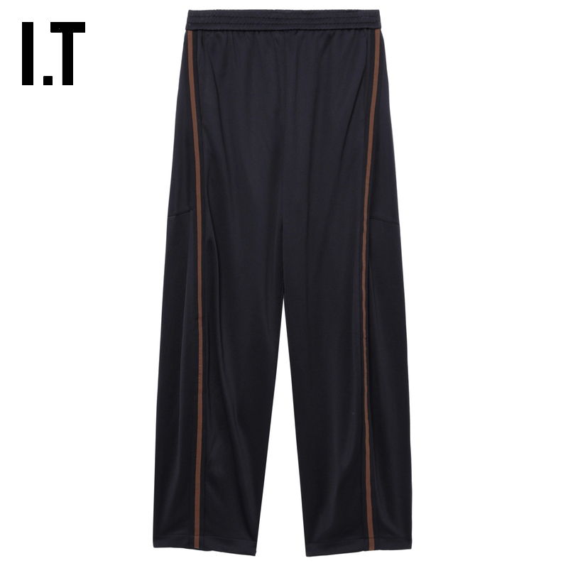 ITTibi宽松直筒裤长裤
