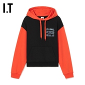 潮流印花连帽衫 04T024ML FARM男装 拼色连帽卫衣时尚 SKY HIGH