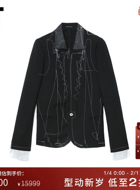 IT NICOLAS ANDREAS TARALIS男装西装夹克新品绣线装饰外套2090MK