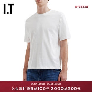 IT STUDIO NICHOLSON男装短袖T恤新款简约基础款纯色半袖BRICSNMQ