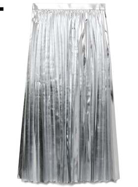 IT JUNYA WATANABE WOMEN女装褶裥半身裙亮面百褶裙新款JOS006XO