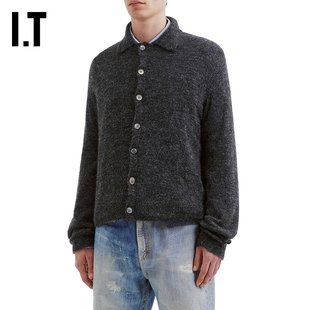 IT OUR LEGACY男装翻领针织开衫新款时尚质感排扣毛衣薄外套2263