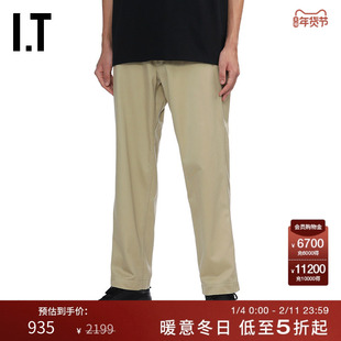 IT nanamica男装直筒裤长裤西裤新款简约日常纯色休闲裤CS401EMP