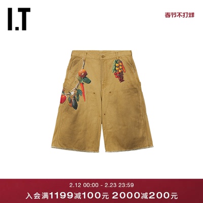 ITdoublet阔腿裤七分裤