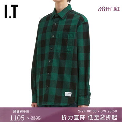 ITuniformexperiment格纹衬衫