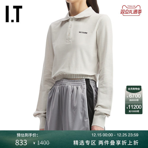 ITWe11Done短款长袖polo衫