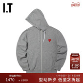 COMME 拉链连帽卫衣2019秋季 des GARÇONS PLAY男装 新品 250MB