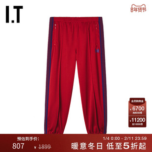 IT NEEDLES男装束脚运动裤新款复古潮流条纹边饰休闲裤RW3195MP