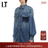 新款 帅气潮流水洗上衣0064MP 牛仔长袖 衬衫 Maison Margiela男装