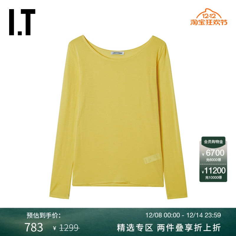 ITLOWCLASSIC大圆领长袖上衣