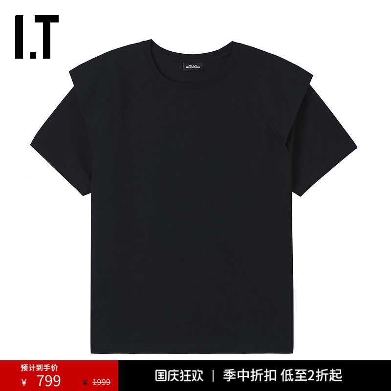 ITOLLYSHINDER圆领短袖T恤