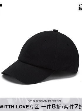 IT WITTH LOVE女款弯檐棒球帽新款简约活力纯色鸭舌帽G0001XUO
