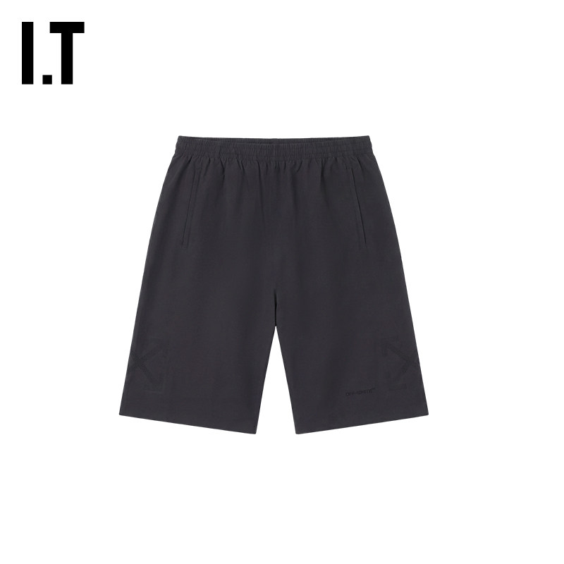 OFF-WHITE™直筒裤短裤