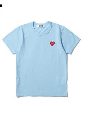 IT CDG PLAY COMME des GARCONS川久保玲 秋女装圆领短袖T恤