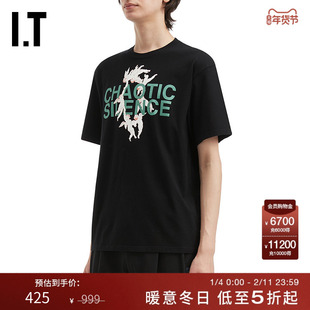 IT UNDERCOVER高桥盾男装短袖T恤新款天使图案字母印花半袖3802MP