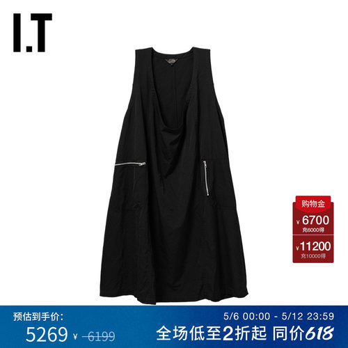 IT廓形无袖连衣裙背心裙