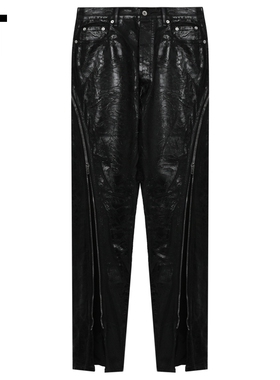 IT DRKSHDW男装牛仔裤长裤新款酷感有型拉链装饰拖地长裤3BMC09MN