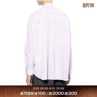 des COMME GARCONS HOMME男装 假两件拉链针织马甲拼接衬衫 CDG