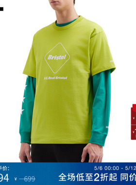 IT F.C.REAL BRISTOL男装多色短袖T恤新款潮流个性半袖260TE1MQ