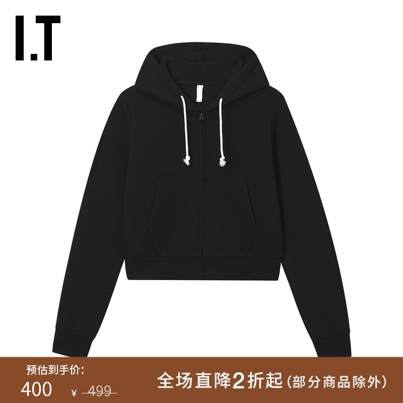 ITWITTHLOVE连帽拉链卫衣