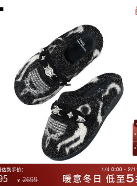 IT TOGA ARCHIVES女款包头穆勒鞋新款潮流酷感毛毛拖鞋AJ601BLP