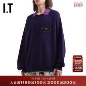 TOGA ARCHIVES男装 宽松翻领卫衣新款 时尚 潮流套头上衣1JL312MQ