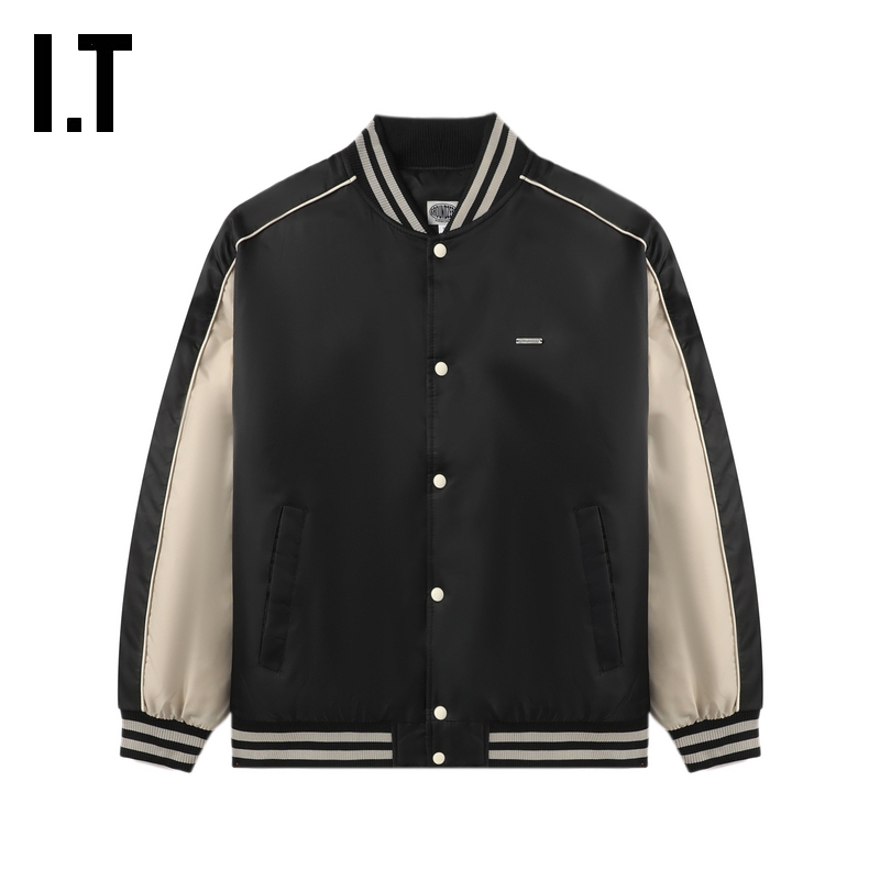 ITGROUNDZERO拼色棒球夹克