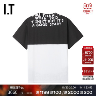 Margiela男装 短袖 T恤新款 饰拼色半袖 Maison 字母装 0033MP MM6