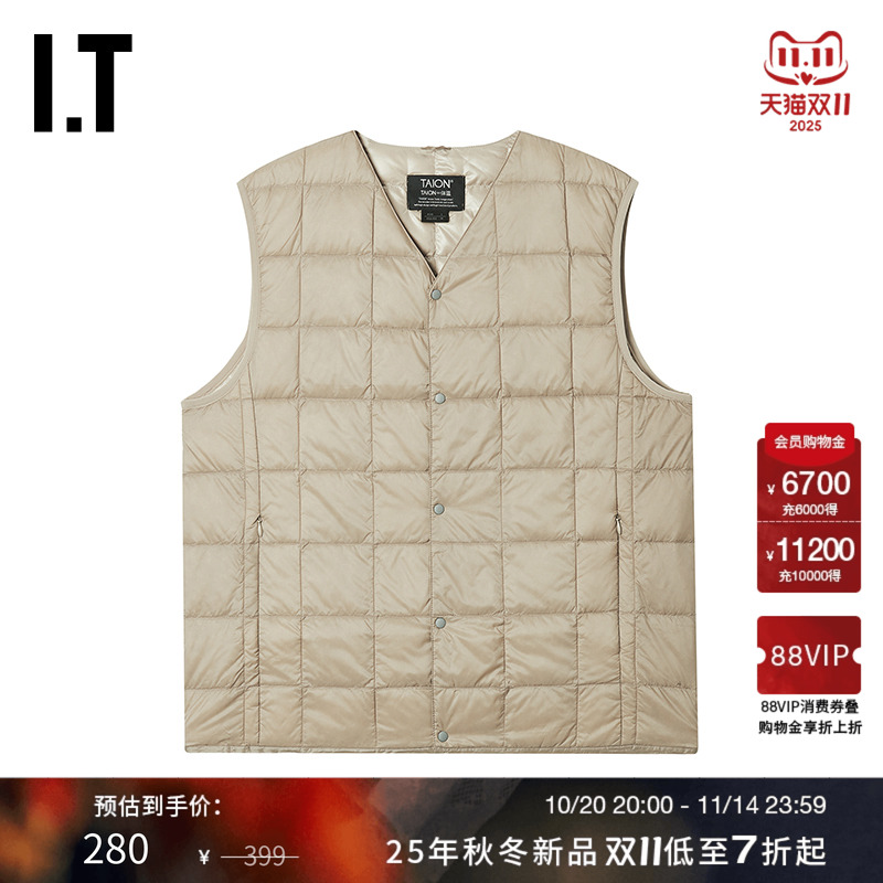 ITTAION羽绒马甲时尚质感