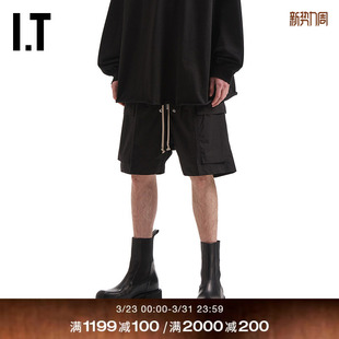 Rick 潮流街头风宽松休闲裤 Owens男装 新款 2360TEMQ 落裆短裤