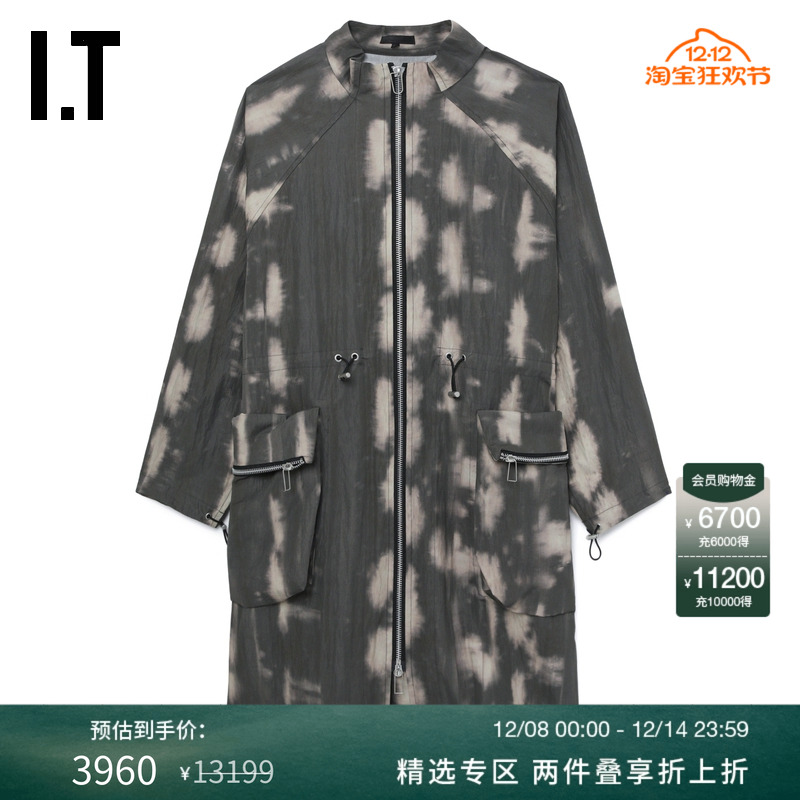 ITOmarAfridi中长款拉链大衣