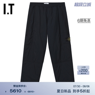 新款 0182MP ISLAND男裝 松緊腰長褲 直筒褲 STONE 簡約帥氣休閑褲