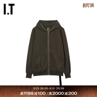 街潮随性宽松休闲外搭4283RIMQ 连帽拉链卫衣新款 DRKSHDW男装