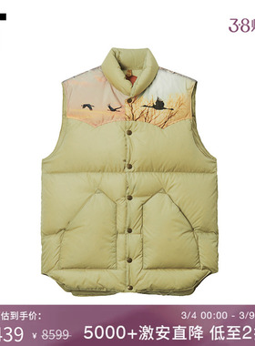 IT NEEDLES男装两面穿羽绒马甲新款时尚质感羽绒背心外搭RW4315MP