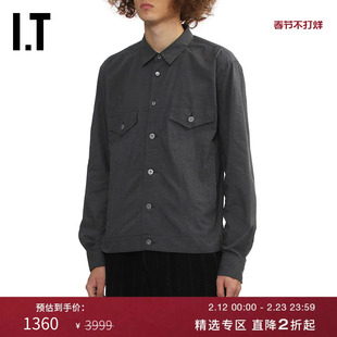 IT CDG COMME des GARCONS HOMME DEUX男装纯色工装衬衫潮流有型