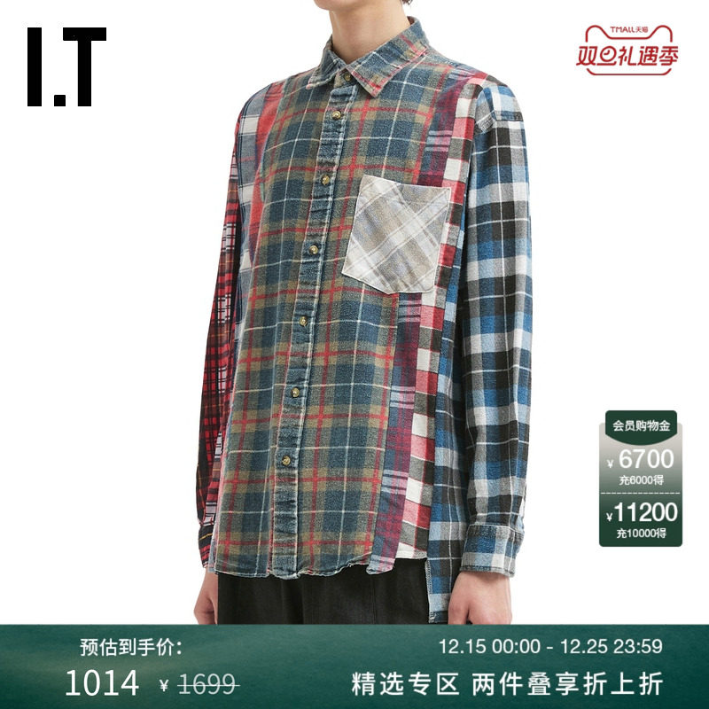 ITNEEDLES格纹衬衫复古日潮