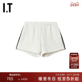 19P901XP bone女装 rag 个性 新款 撞色边饰休闲裤 运动短裤 时尚