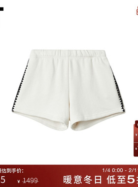 IT rag & bone女装运动短裤新款个性时尚撞色边饰休闲裤19P901XP