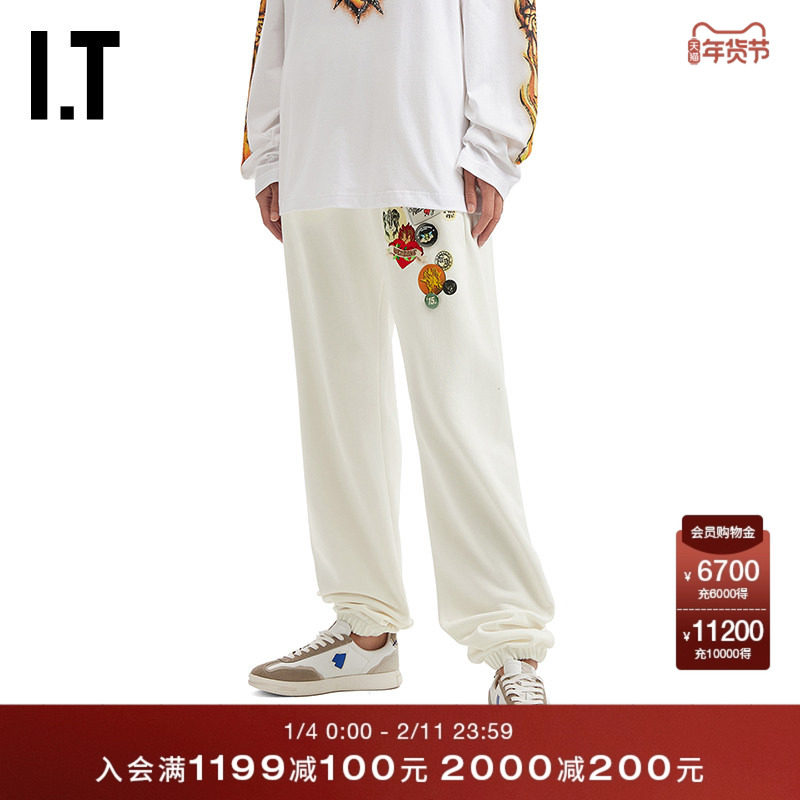 IT We11Done女装束脚卫裤长裤新款潮流个性运动裤休闲裤722UWHXQ,女装/女士精品,卫裤,淘宝优惠券,粉丝福利购,淘宝优惠卷