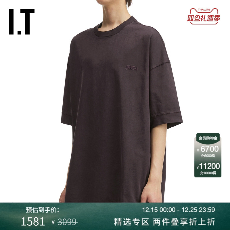 ITJUUN.J宽松短袖T恤潮流简约